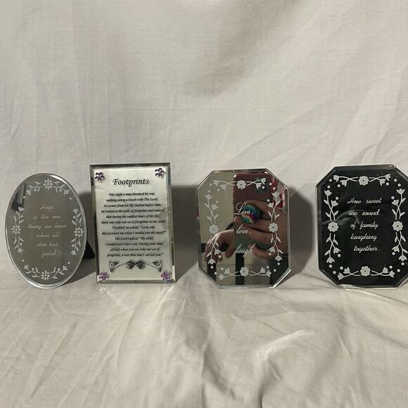 4 mirror saying easels - Picture 3 of 10